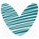Blue Love Love Heart Icon