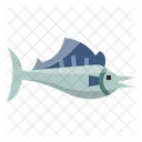 Blue Marin Fish Animal Icon