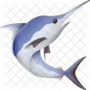 Blue Marlin Fish Sea Icon