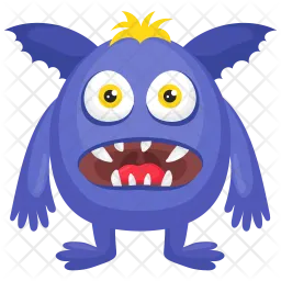 Blue Monster  Icon