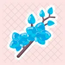 Flower Stickers Blooming Flowers Spring Flowers Icon