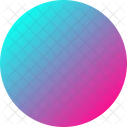 Blue pink linear gradient circle  Icon