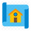 Blue Print Architecture Plan Icon