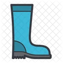 Blue-rubber-boot  Icon