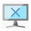 Blue Screen Screen Monitor Icon