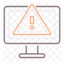 Blue Screen Binary Code Error Coding Error Icon
