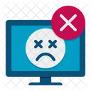 Blue Screen Binary Code Error Coding Error Icon