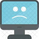 Blue Screen Blue Computer Icon