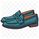 Footwear Icon Flat Style Icône