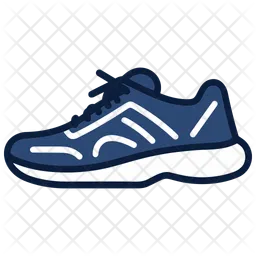 Blue Sports Shoes  Icon