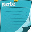 Sticky Note Paper Writing Note Icon