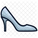 Blue Suede Pump Women's Shoes  Icon