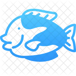 Blue tang fish  Icon