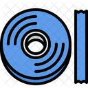 Blue Electrical Tape Icon