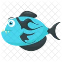 Blue Tiger Fish Icon