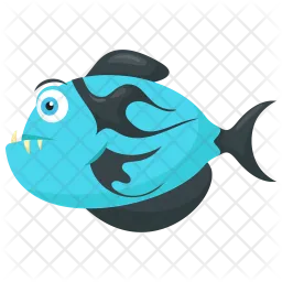 Blue Tiger Fish  Icon