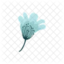 꽃 꽃 블루 튤립 아이콘