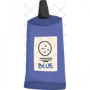 Blue Watercolor  Icon