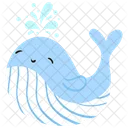 Blue Whale Whale Mammal Icon