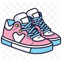 Blue Women's Sneaker Shoes  Icon