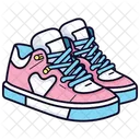 Footwear Icon Flat Style Symbol