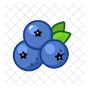 Blueberries Fruits Fruite Icon