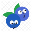 Character Blueberry Ignore Icon