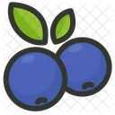 Blueberry Blueberries Fruit Icon