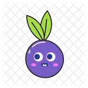 Blueberry Emoji Icon