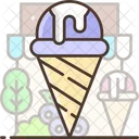 Blueberry Ice Cream  Icon