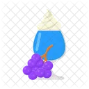 Blueberry milkshake  Icon