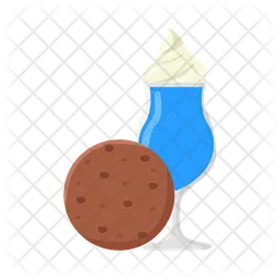 Blueberry milkshake  Icon