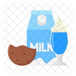 Blueberry milkshake  Icon