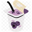 Blueberry yogurt  Icon