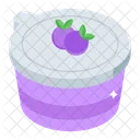 Blueberry yogurt  Icon