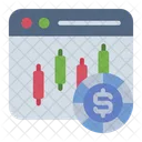 Bluechip Aktie Candlestick Website Symbol