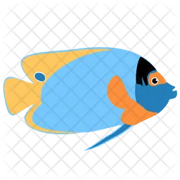 Blueface Angelfish Icon
