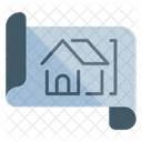 House Plan Home Plan Blueprint Icon