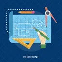 Blueprint Creative Process Icon