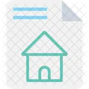 House Construction Blueprint Icon
