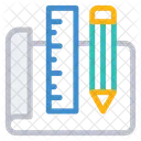 Blueprint Ruler Drawing Icon