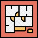 House Plan Building Icon