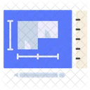 Blueprint Design Drawing Icon