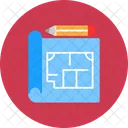 Blueprint Plan Architecture Icon