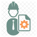 Blueprint Civil Engineering Engineer Icon