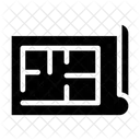 Realestate Blueprint Map Icon