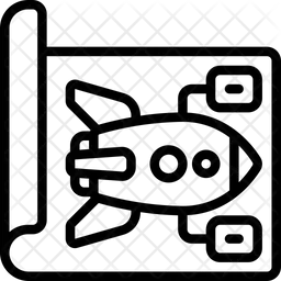 우주선의 청사진  아이콘