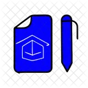 Blueprints Construction Plan Icon