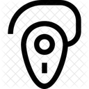 Bluetooth Wechselstrom Audiobuchse Symbol