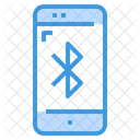 Smartphone Bluetooth Share Data Icon